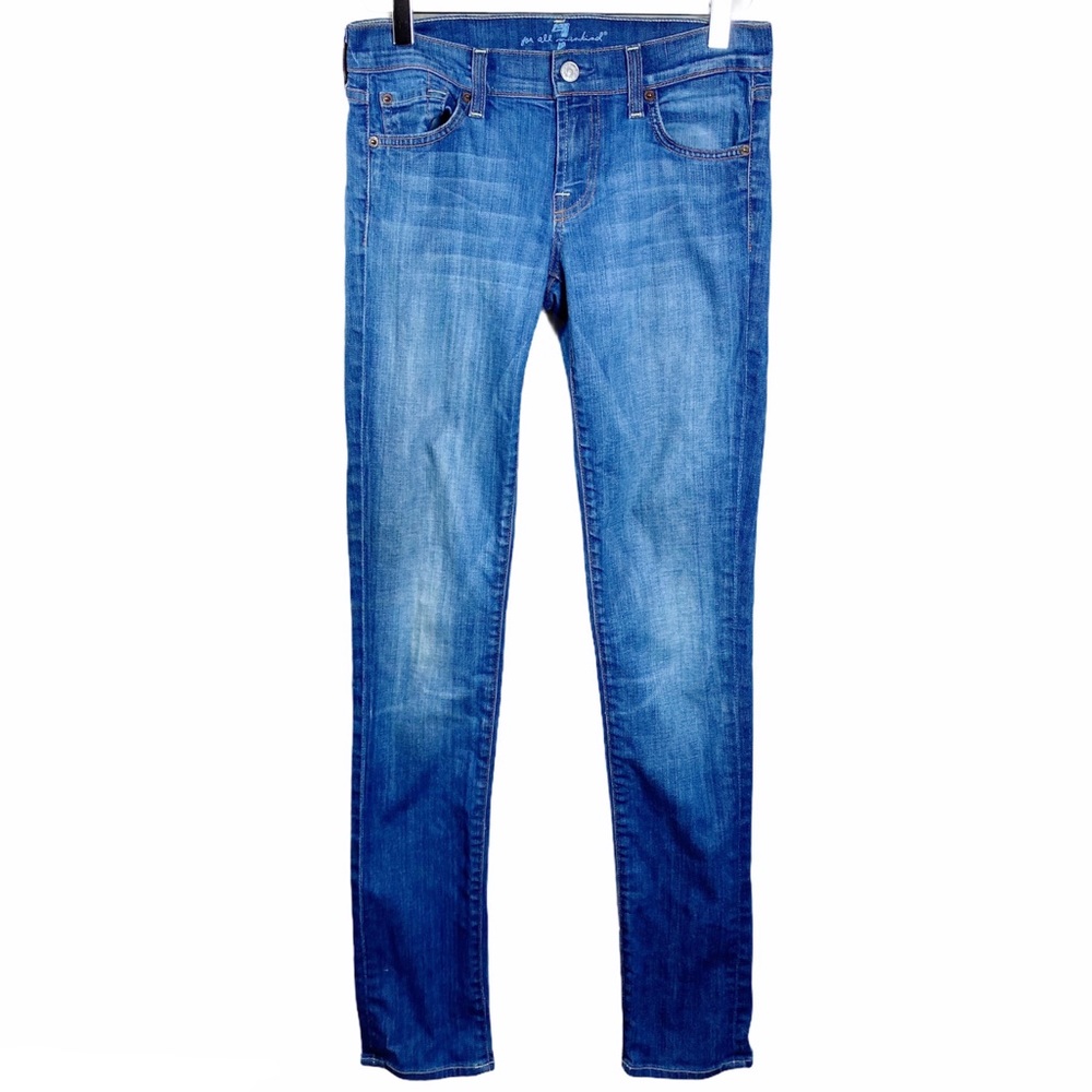 7FAM | Roxanne Slim Jeans Medium Wash Long